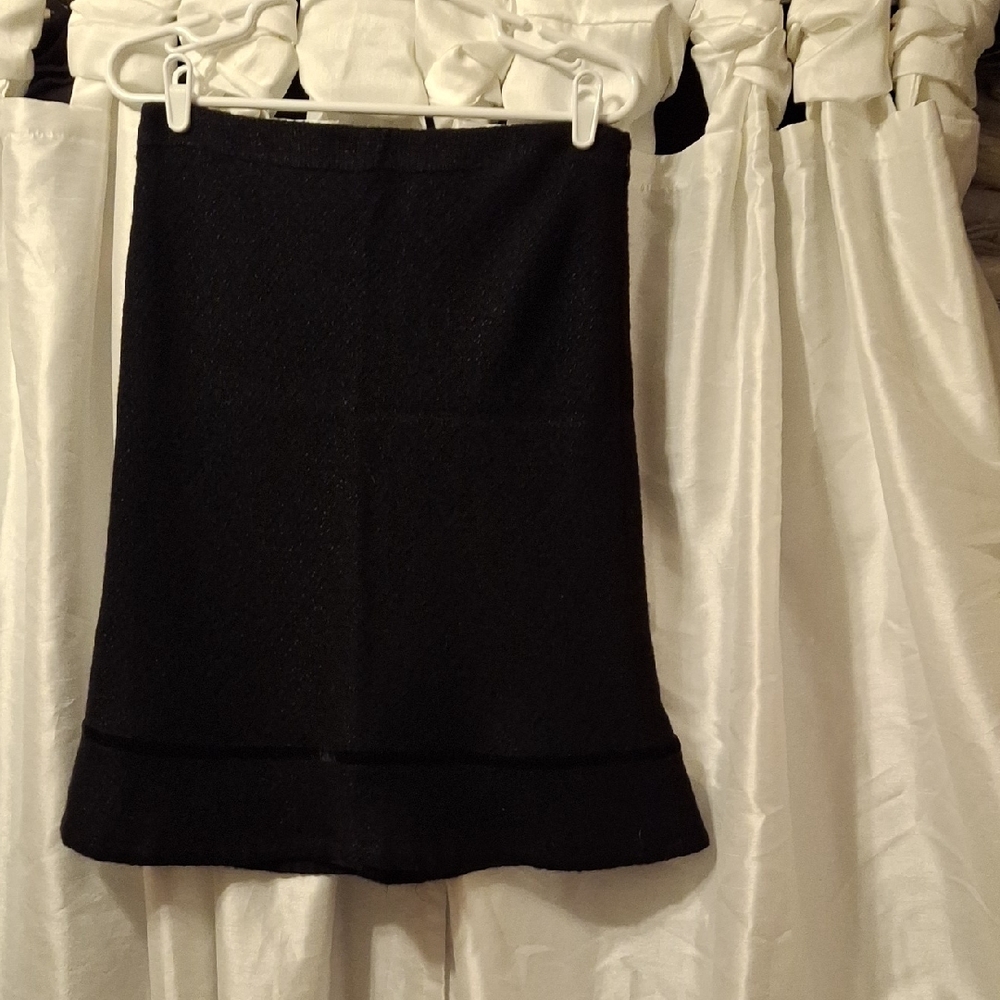 GAP Classic Black Wool Blend Pencil Skirt 6